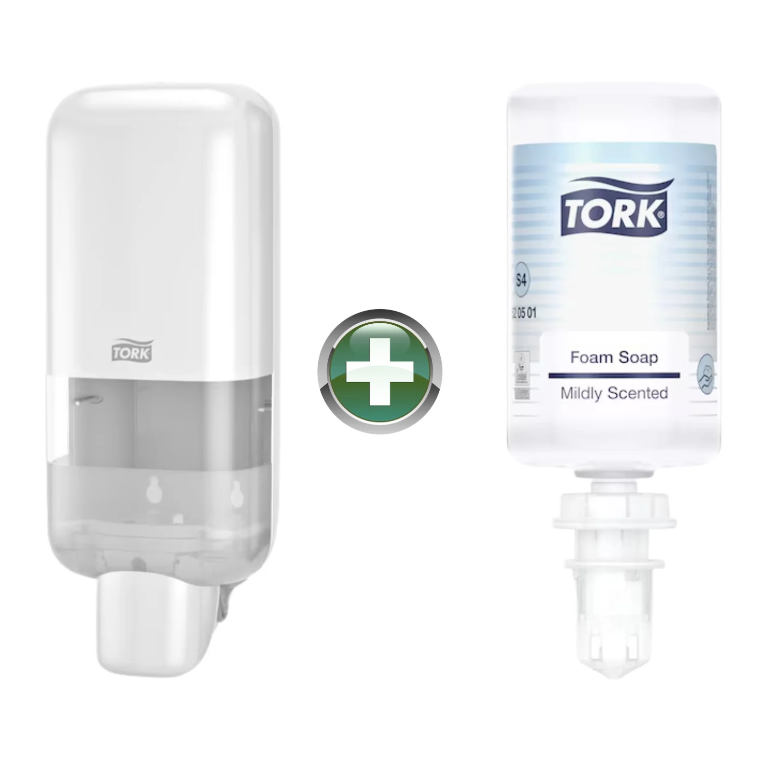 Tork S4 Sabun Dispenseri 564500 Beyaz ve Köpük Sabun Hediyeli