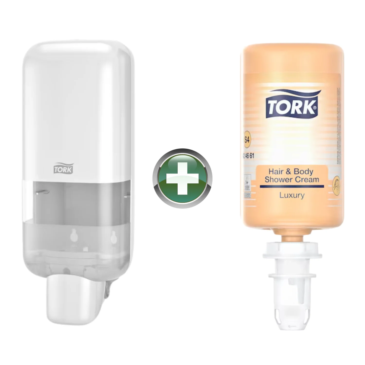 Tork S4 Sabun Dispenseri 564500 Beyaz ve Luxury Sabun Hediyeli